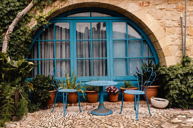 Bellissimo balcone della vecchia casa a Pals Spagna 181624 40218