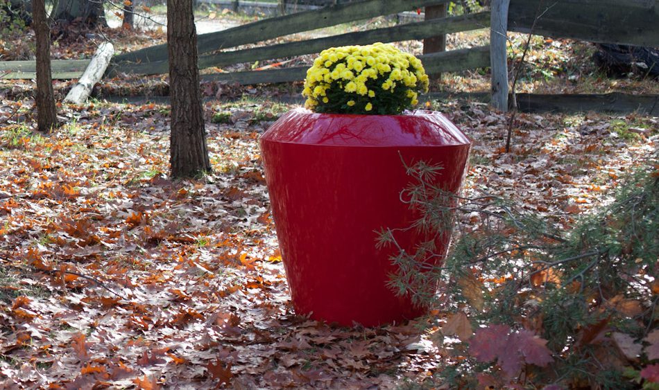 elegante vaso da fiori per il giardino