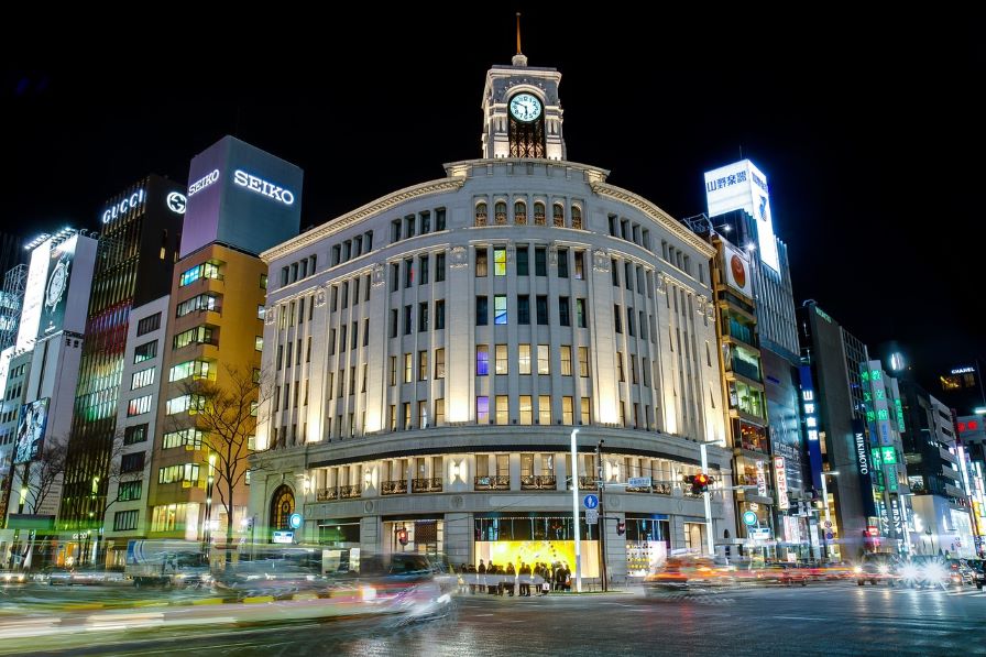 Luoghi di lusso a Tokyo