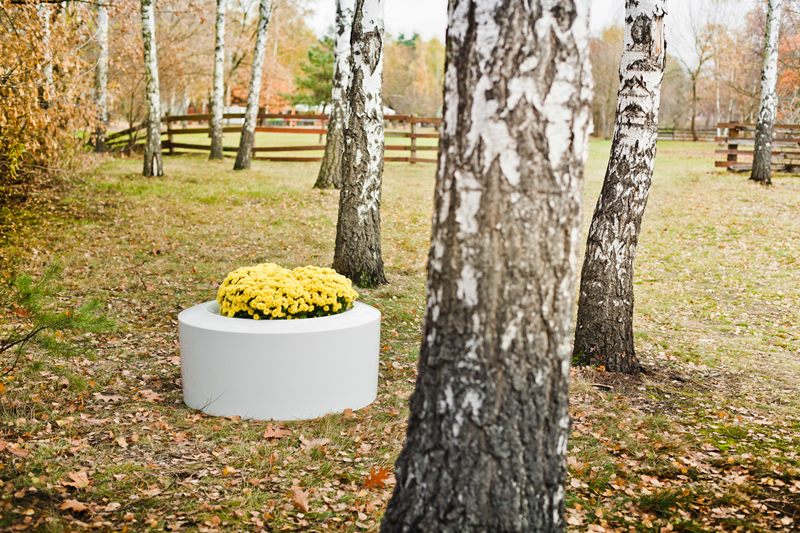 vaso da fiori da giardino di lusso