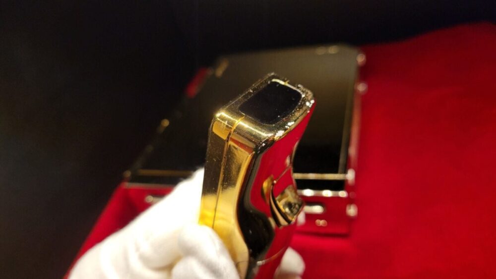 Console con oro 24 carati