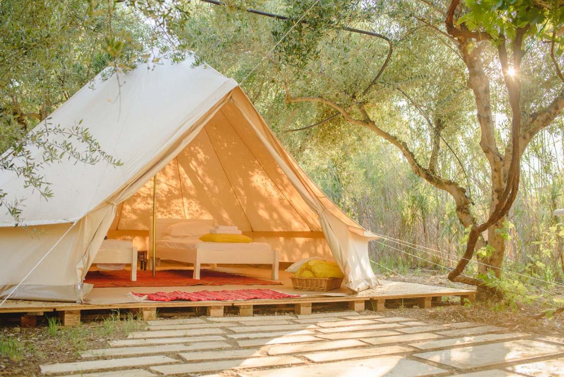 Il glamping è confortevole