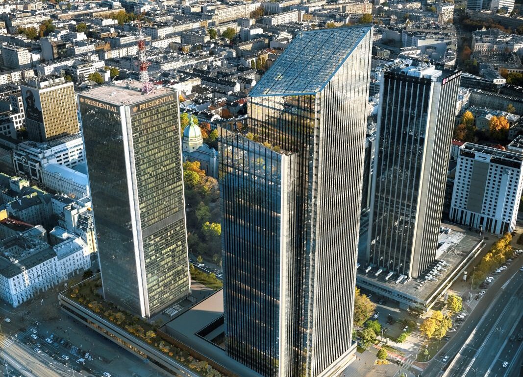 Lilium Tower a Varsavia Grattacielo organico sospeso